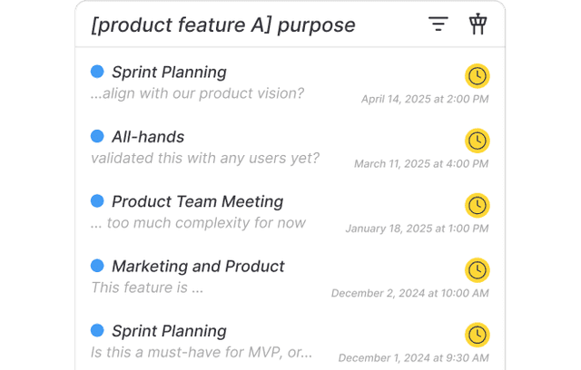 Notifications interface